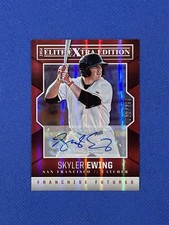 2014 Elite Extra Edition Franchise Future auto autograph #73 Skyler Ewing /799 K