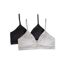 Wonder Nation Girls Training Bra 2-Pack Soft Stretch Bralette Set 36 Comfy NWT