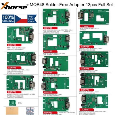 Xhorse XDNPM3GL MQB48 Full Set 13 Adapters For Muti-PROG/VVDI PROG/Key Tool Plus