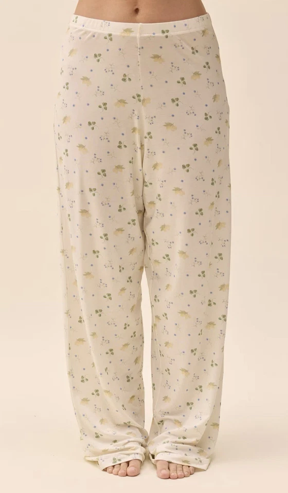 Calça lenta Djerf Avenue-Go Marula Bloom/tamanho M - Imagem 3 de 4