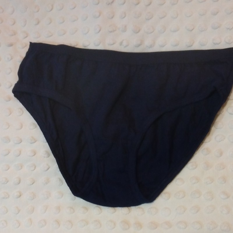 Fruit of the Loom Girl's Cotton Briefs Navy Blue Size 10 