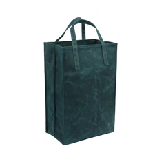 Waxed Canvas Grocery Shopping Bags Heavy Duty Tool Self-Standing Vegan Farmers
