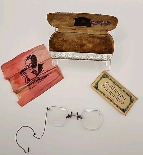Set bicchieri vintage Bausch & Lomb con custodia e documenti - Foto 1 di 15