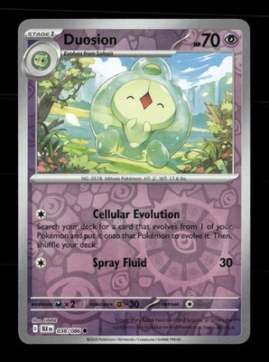 Duosion 038/086 Black Bolt Reverse Holo NM/M Pokemon