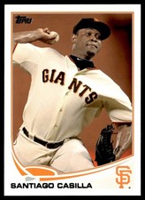 2013 Topps San Francisco Giants Santiago Casilla San Francisco Giants #SFG-15