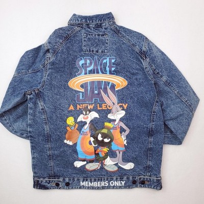 Space Jam A New Legacy Jacket Mens Large Members Only Looney Tunes