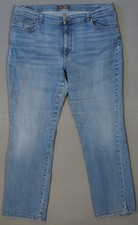 WC13472 FANTASTIC LEE MID RISE RELAXED, STRAIGHT LEG WOMENS BLUE JEANS 36x29