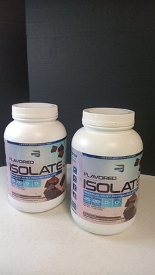 2 LARGE BELIEVE Whey Protein DARK CHOCOLATE Premium Protein ISOLATE 4.6# PRODUCT