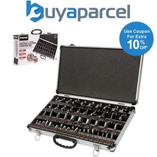 Trend SET/SS50X1/4TC 1/4" TCT Router Bit Starter Set 50 Piece 1/4in+ Metal Case