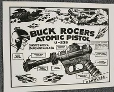 Buck Rogers Pistol Advertising Buck Rogers Space Gun Advertising Toy Gun Adv