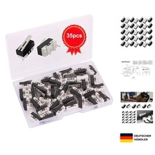 Mini Mikroschalter 35 Stück SPDT 125V 1A Lang Hebel für Elektronik DIY