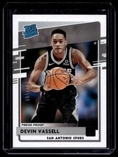 Devin Vassell 2020-21 Donruss Press Proof Purple /199 #206 Spurs