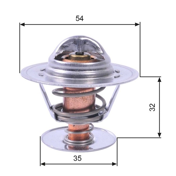 Gates Thermostat, KüHlmittel U.A. FüR Bedford, Gm Korea, Opel, Vauxhall-image