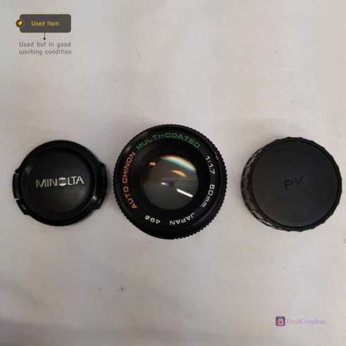 AUTO CHINON MULTI-COATED 1:1.7 50mm C782418 LENS