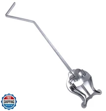 TUOREN 3/4 Vertical Keys Euphonium Marching Clamp-On Silver Metal Plating Mar