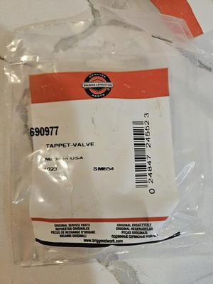 #ad Briggs And Stratton Tappet Valve 690977 $10.00