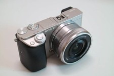 Sony Alpha A6000 Digital Camera with 16-50mm Lens 24.3MP Silver Date/Time Stamp