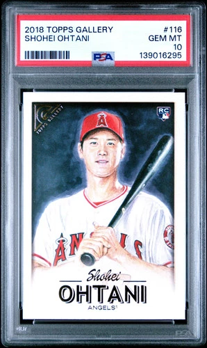 2018 Topps Gallery Shohei Ohtani #116 Rookie PSA 10