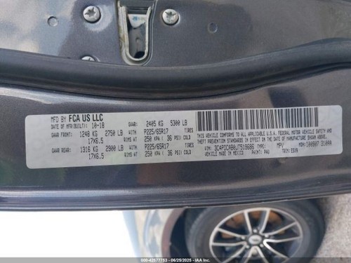 2014 - 2020 Dodge Caravan Wheel 17x6-1/2 Aluminum 10 Spoke Individual Spokes - Picture 19 of 24