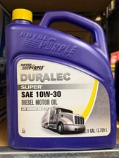 Royal Purple 83130 Duralec Super 10W30 High Performance Motor Oil 1-Gallon Jug