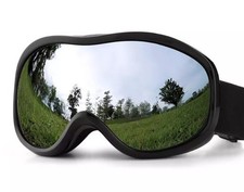 Anti-Fog Ski Snowboard Goggles UV400 Protection, High Impact, Helmet...
