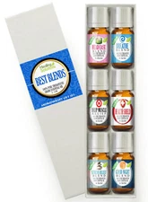 Best Blends Essential Oil Set (100% Pure & Natural) Therapeutic Grade - 6/10ml