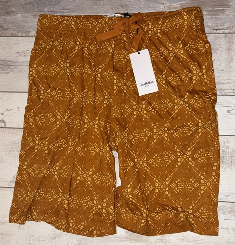Goodfellow & Co. Pajama Shorts size L large - Orange - Pockets - NEW - Picture 2 of 10
