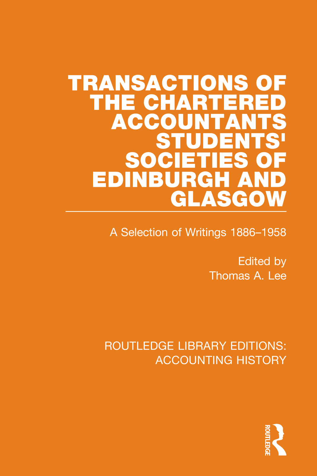 Transactions of the Chartered Accountants Students' Societies of Edinburgh an...