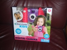 Discovery Kids Toy Camera - 0.3-Megapixel Digital Camera - Pink  Purple floral