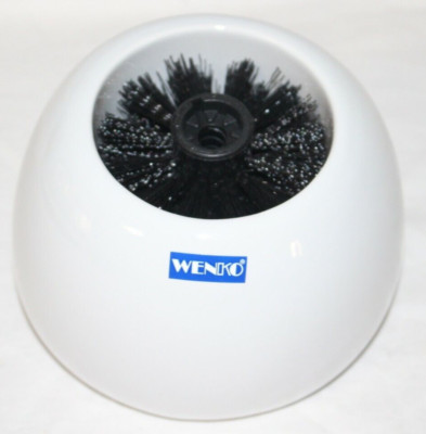 Wenko Polaris White Ceramic Toilet Brush Holder with Brush Head - No Handle