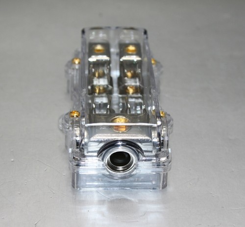 30A AGU Fused Distribution Block 4 6 8 10 Gauge 4Pcs Fuses Psf-47N - Picture 4 of 4