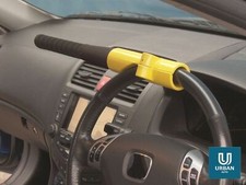 Steering Wheel Lock To Fit Bmw X5 E70 Suv  Baseball Bat Style Compact Visible