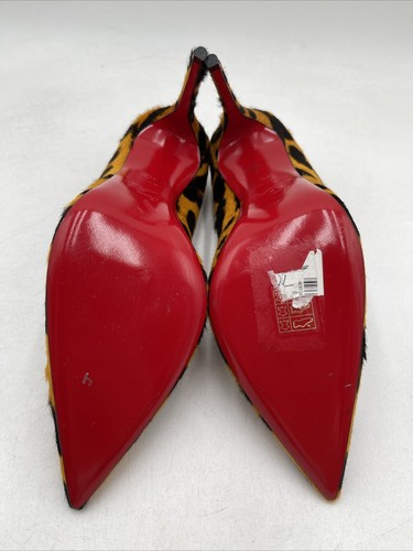 Women’s Christian Louboutin Kate Pump Leopard Pony Skin Size 40 - Picture 7 of 7