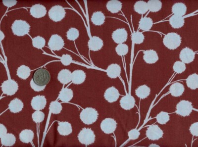 Westminster JOEL DEWBERRY *CHESTNUT BRANCHES* Eggplant & Light Blue Fabric