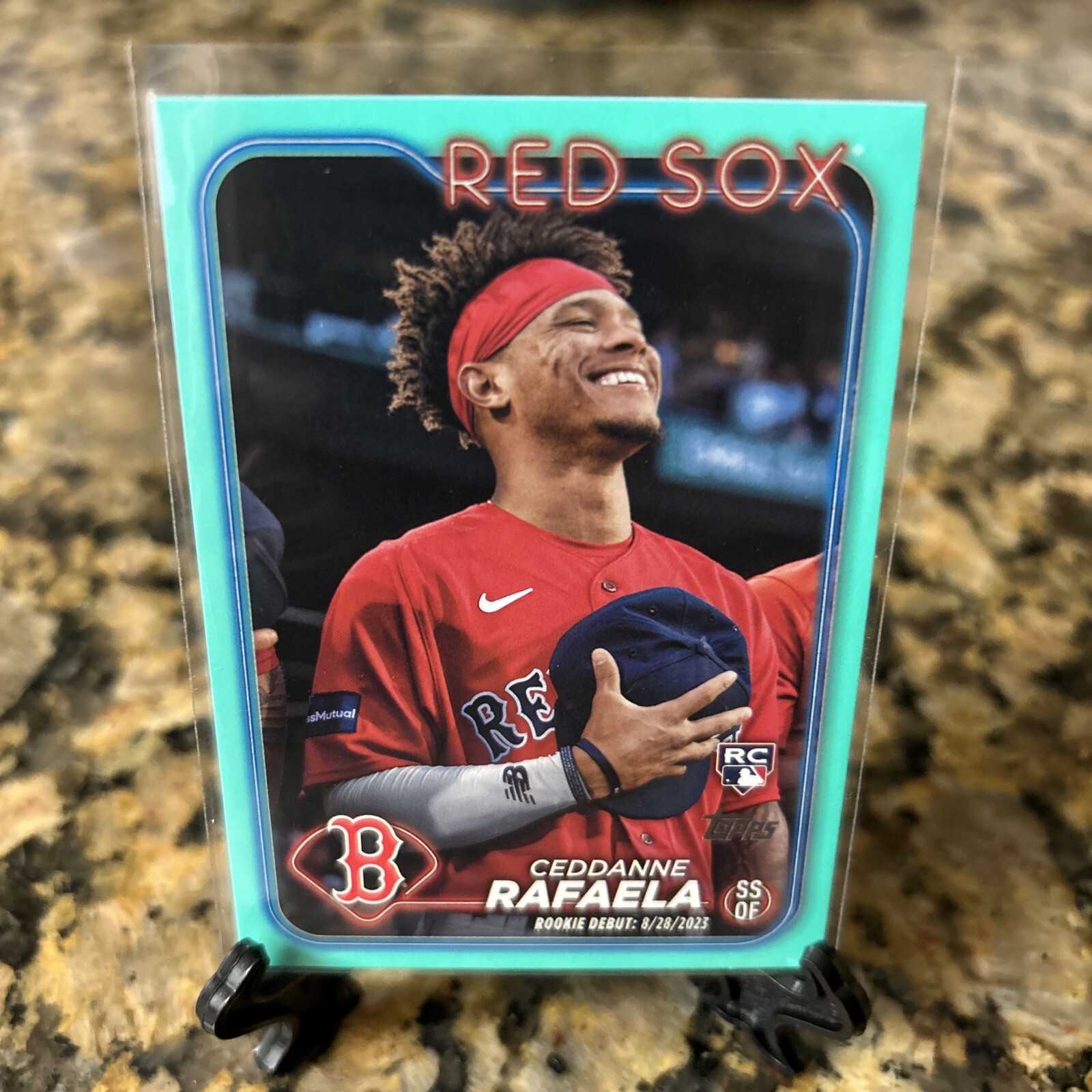 2024 Topps Update Fanatics Exclusive Aqua Of Ceddanne Rafaela Rookie Debut!!!