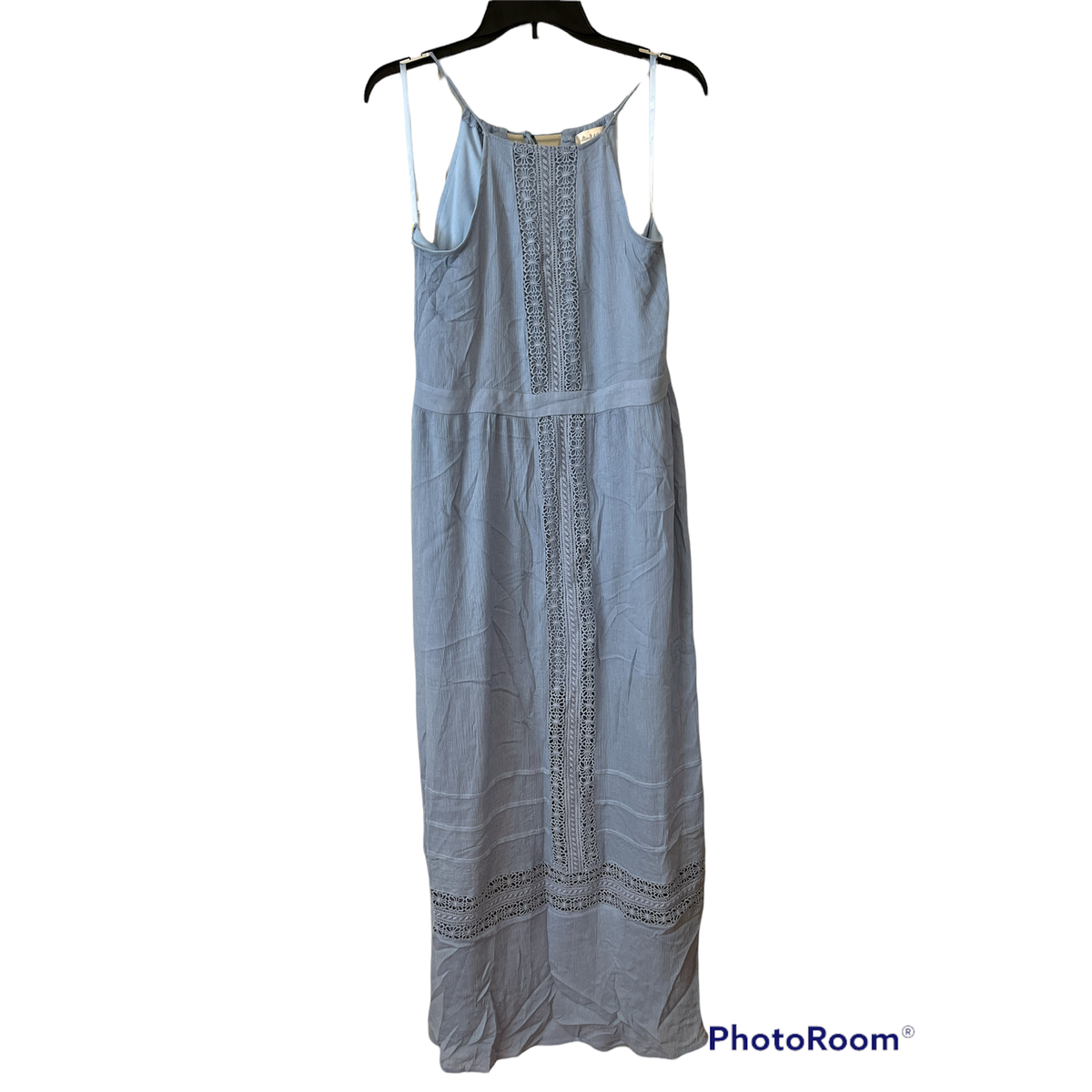 dusty blue maxi dress boho Wedtrend Women Dusty Blue Bridesmaid Dress With Beading A-Line Long Sleeves  Embroidered Tulle Long Wedding Party Dress – WEDTREND main image 0