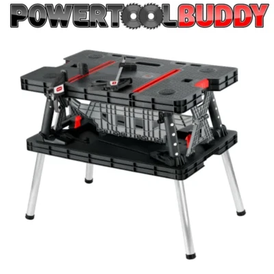 Mesa de trabajo plegable Keter 237005 con abrazaderas KET237005 Foto 1 de 4