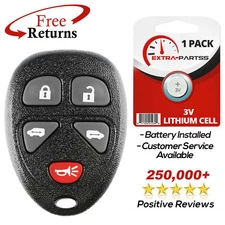 Remote Keyless Entry Fob Replacement Car Key For Buick Chevrolet 5b (15788020)