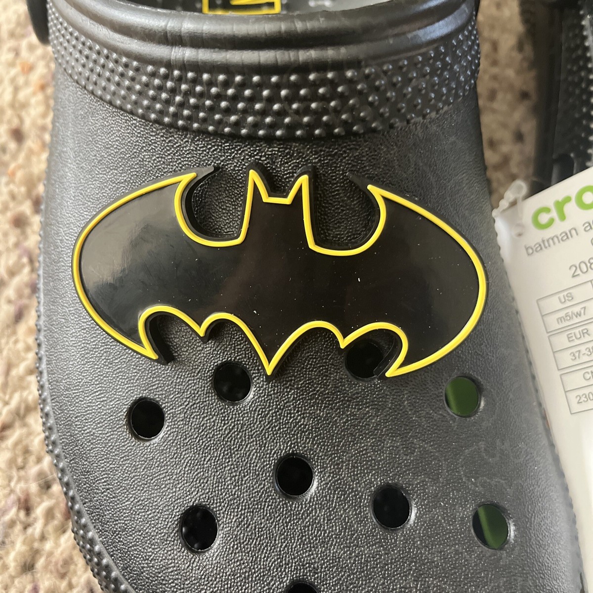 Crocs Adult Unisex Batman Adjustable Clog Men\'s 7 / Women\'s 9 Crocs Classic Clog Batmobile Men main image 3