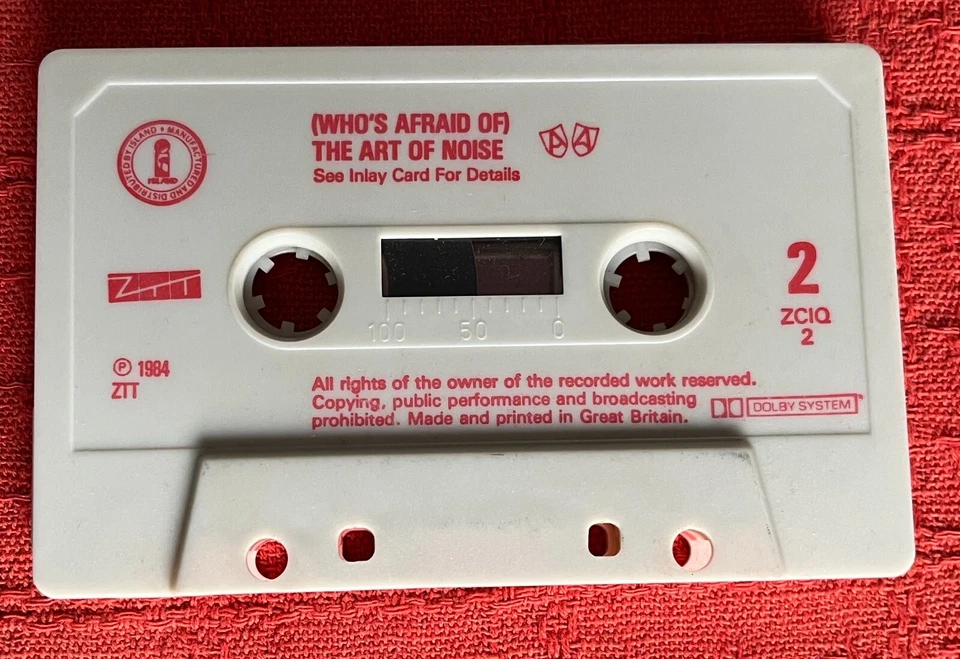 THE ART OF NOISE - CASSETTE TAPE - WHO'S AFRAID OF THE ART OF NOISE - Image 3 of 4