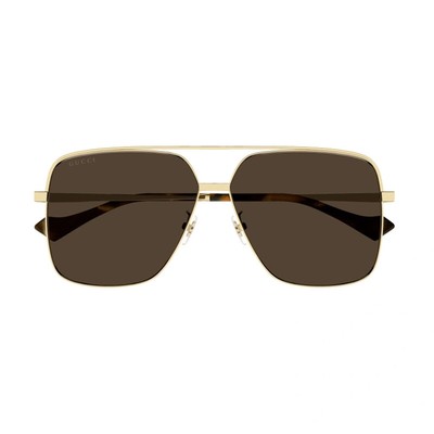 GUCCI GG1099SA 003 Gold/Brown 61-13-150 Sunglasses New  display picture 2
