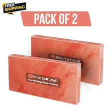 Himalayan Salt Bricks, Salt Tiles 8x4x1 Multiple Packs For Spa Sauna Salt Walls