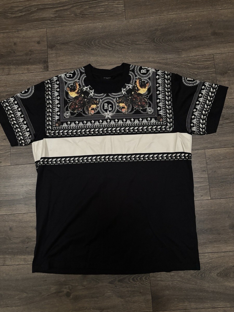 Givenchy Ricardo Tisci Iconic Rottweiler T Shirt XL | eBay