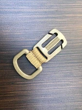 Tactical MILSPEC MOLLE D-Ring Adapter. Coyote Brown.