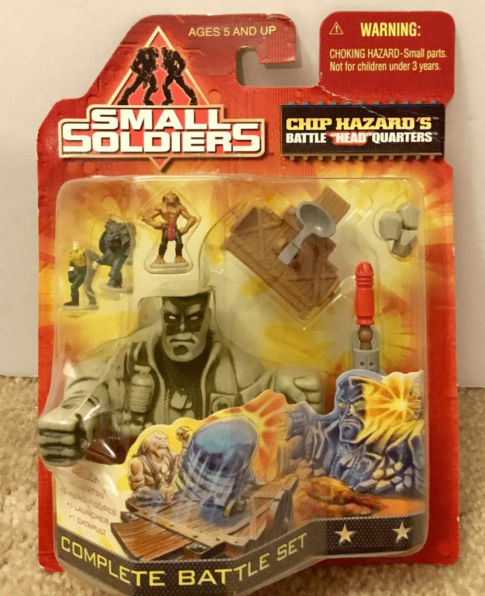 SMALL SOLDIERS Commando Elite Chip Hazard Head Quarters