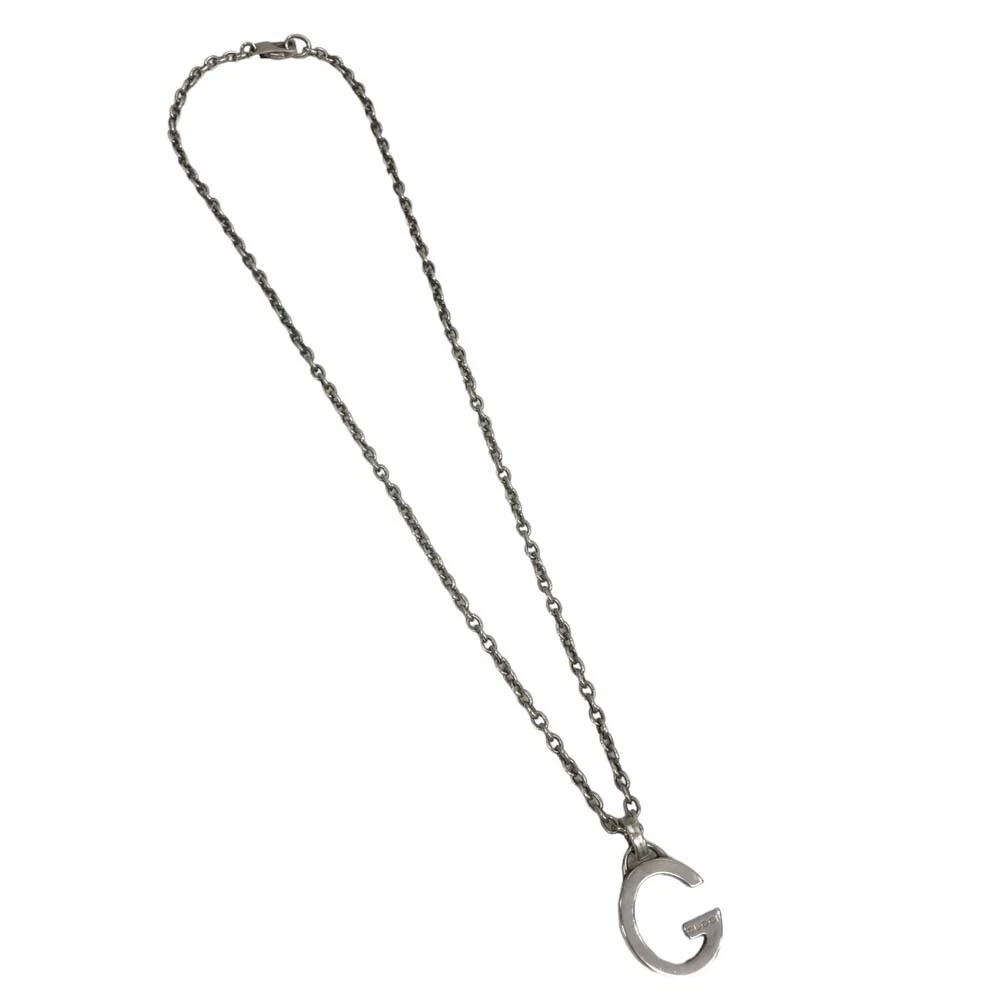 Collier logo Gucci 233936 J8400 8106 G argent 925 45 cm bijoux unisexes SV