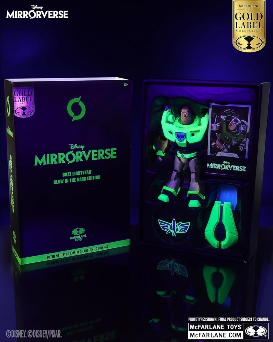 McFarlane Toys Buzz Lightyear Goldlabel Glow In The Dark Edition