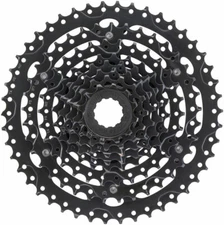 microSHIFT Acolyte Wide Range Cassette - 8-Speed - 12-46T - Black ED Coated