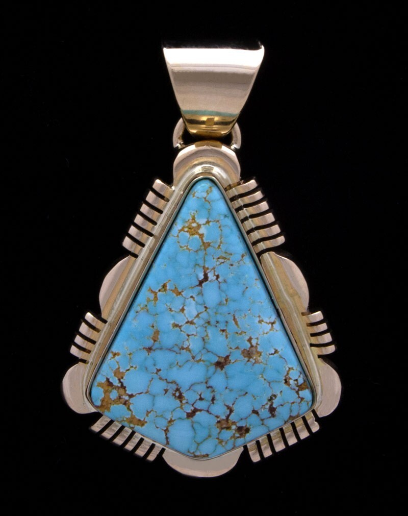 Best Native American Navajo Carlin Turquoise Sterling Silver Necklace Earring Set Best Native American Navajo Carlin Turquoise Sterling Silver Necklace Earring Set
