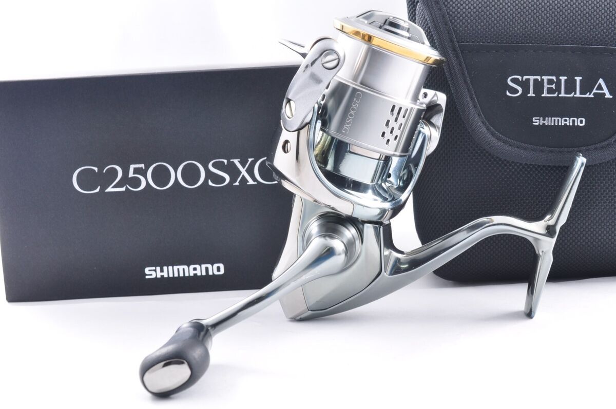 Shimano 18 Stella C2500SXG Spinning Fishing Reel Near Mint Shimano 18 Stella C2500SXG Spinning Fishing Reel Near Mint